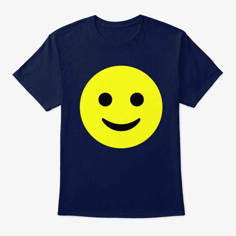 Slightly Smiling Face Men's T-Shirts