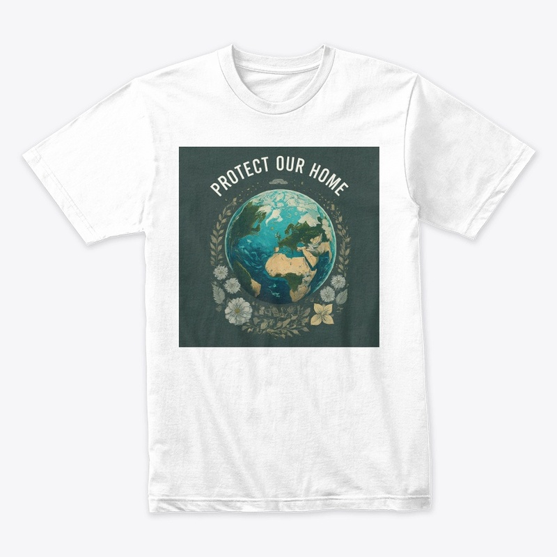 Environmental Message with Planet Earth