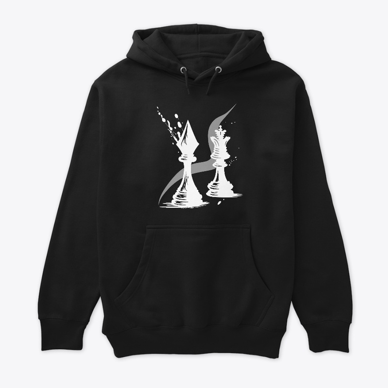 Chess Pieces spatter splash