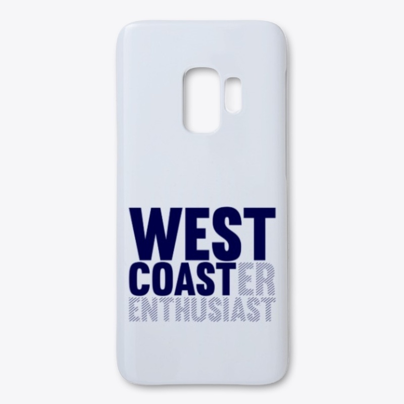 West Coaster Enthusiast  Navy Blue Print