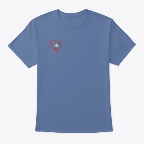 Grace Lutheran Church Core Values Denim Blue Camiseta Front
