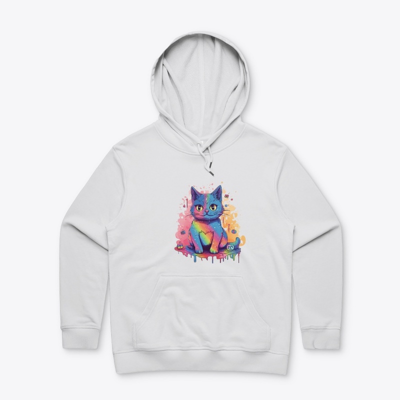 Rainbow Graffiti Cat