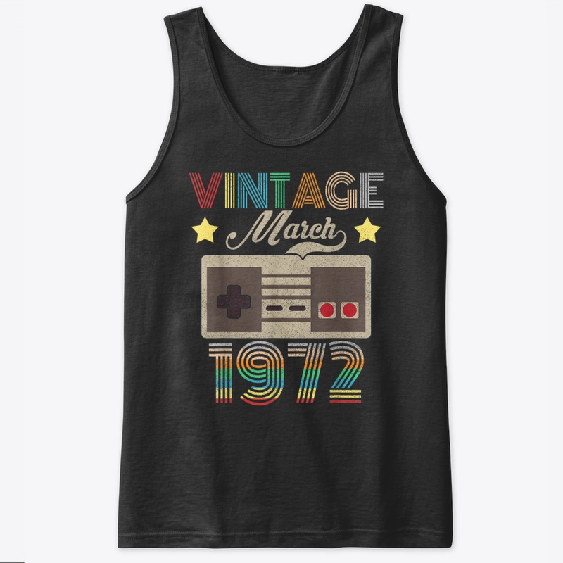 Vintage Retro March 1972 48 Years Old 48