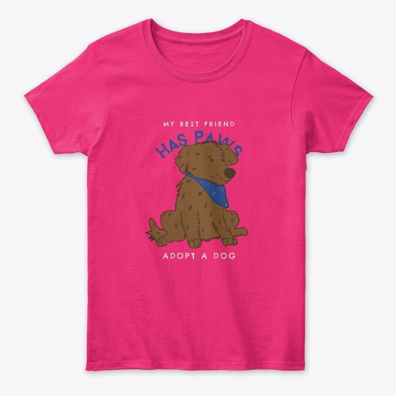 Adopt a dog tee