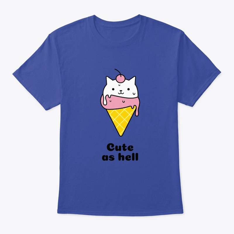 Cute as hell cat Hoodie