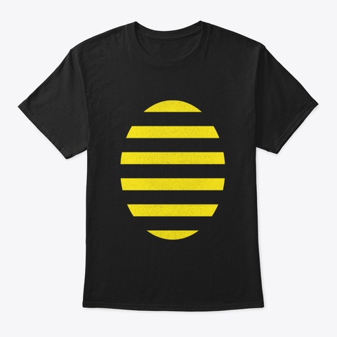 Bee Halloween Costume Black T-Shirt Front