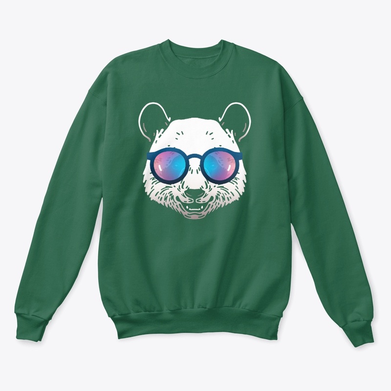 Cute Panda in Sunglasses (Colored+sg06)