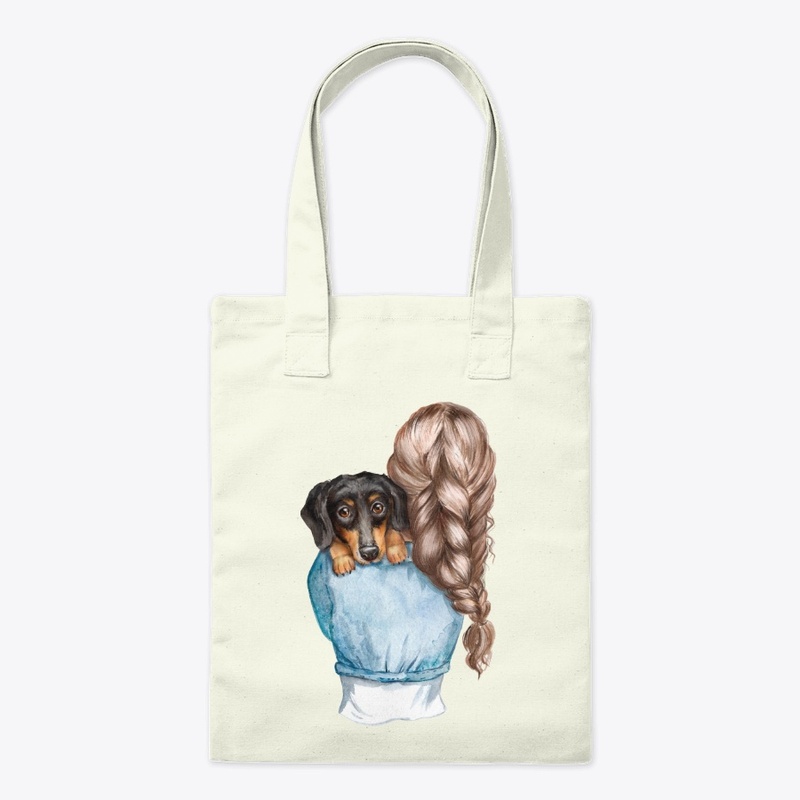 Cute Doxie Puppy Mom