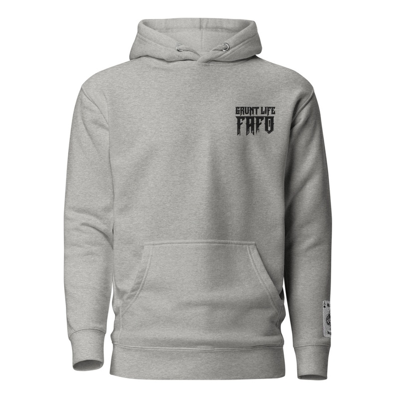Grunt Life Fafo - Embroidered Soft-Wash Hoodie - Embroidered Soft-Wash Hoodie