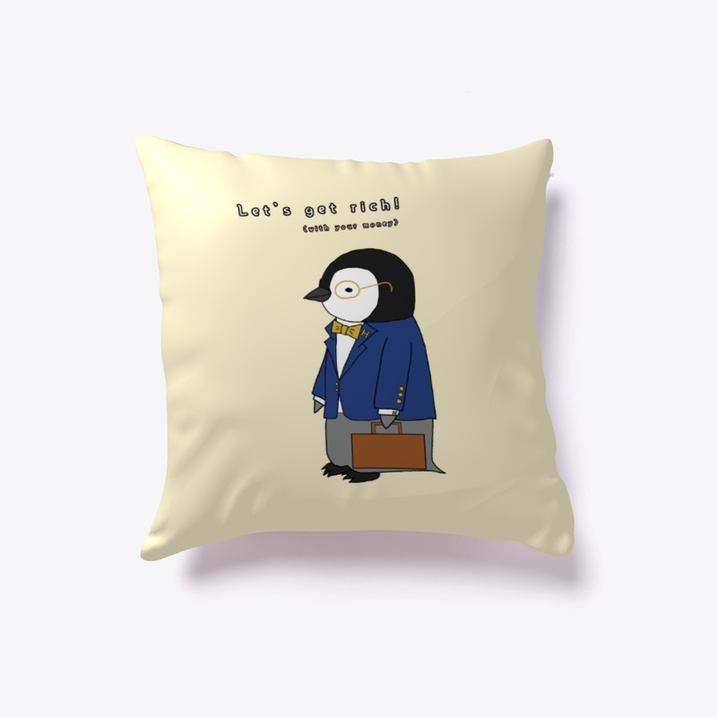 Get Rich - Cute Baby Penguin Design