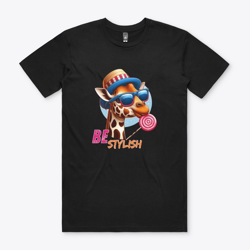 Stylish shirt with a cool giraffe design