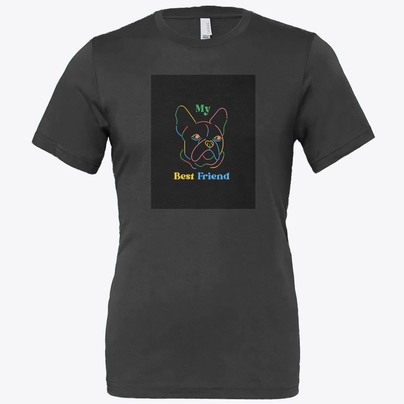 Friend: Colorful French Bulldog Design"