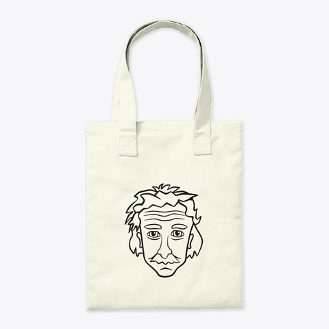 The Shocked Professor Natural T-Shirt Back