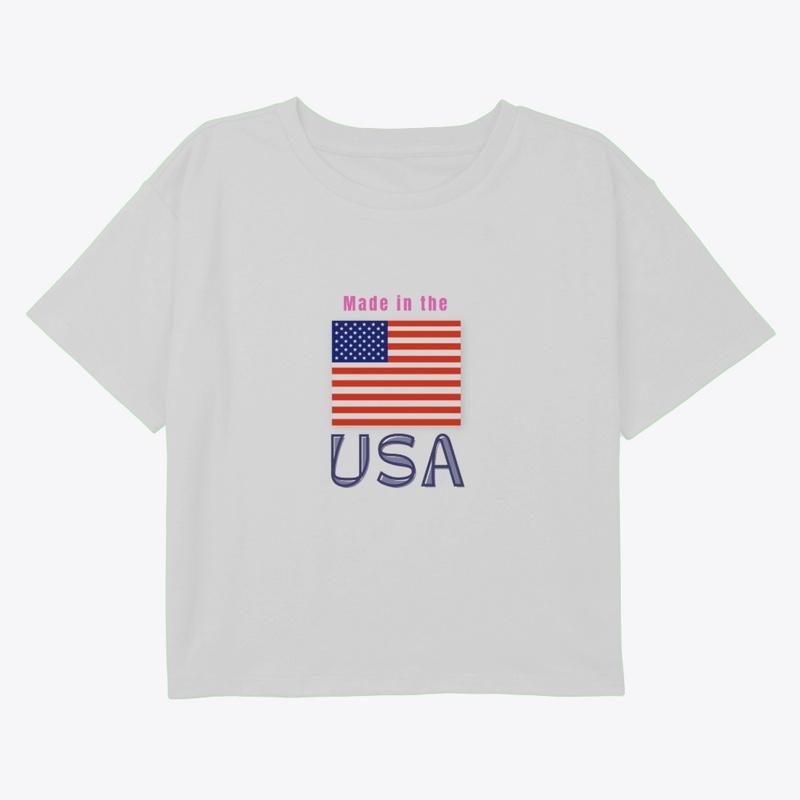u s a flag t-shirt design