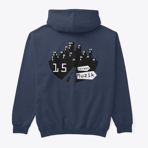 My Name Navy Camiseta Back