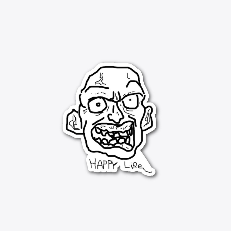 Happy Life Sticker