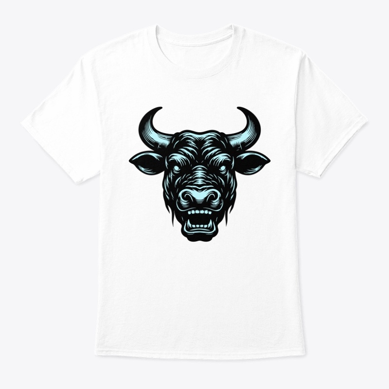 Wild Angry Cow Graphic