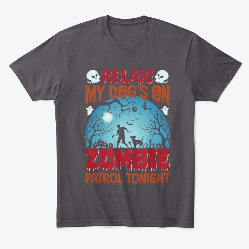 Dog Zombie Patrol Halloween T-Shirt