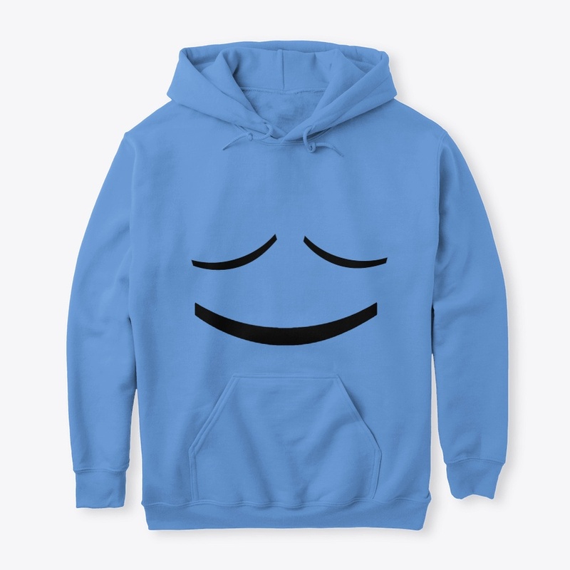 give up face hoodie