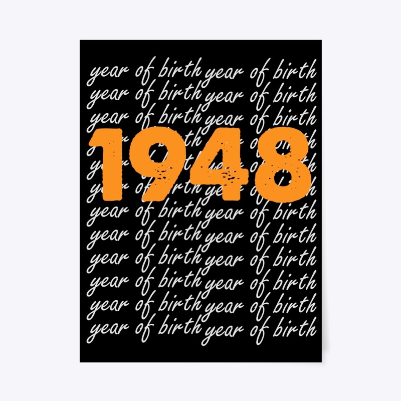 1948 Birthday Gift For Men Women