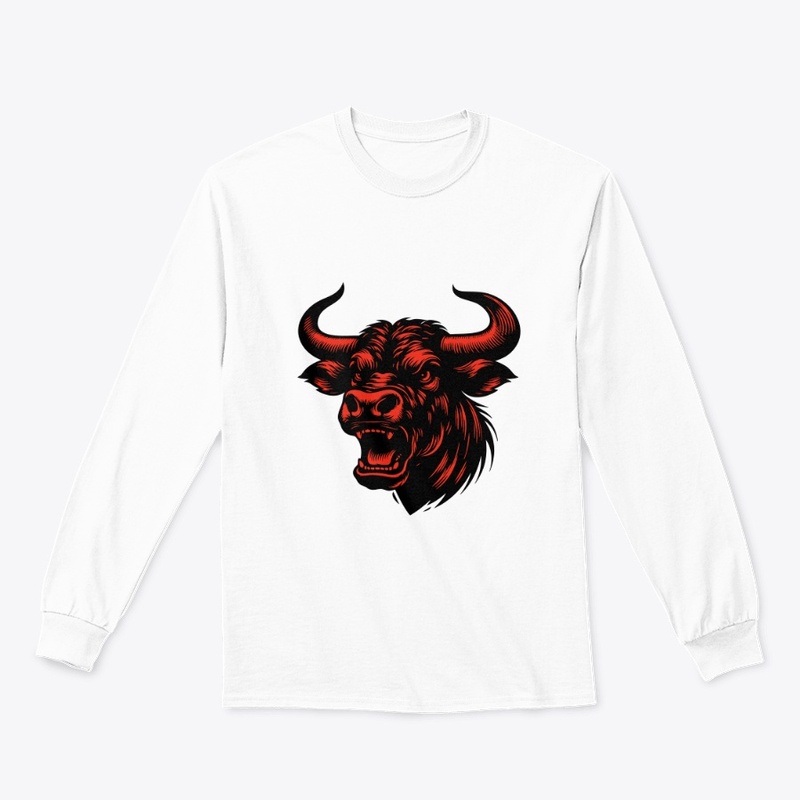 Powerful Cow Head Art