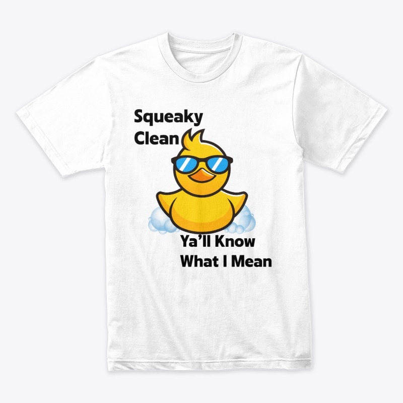 Squeaky Clean Black Text
