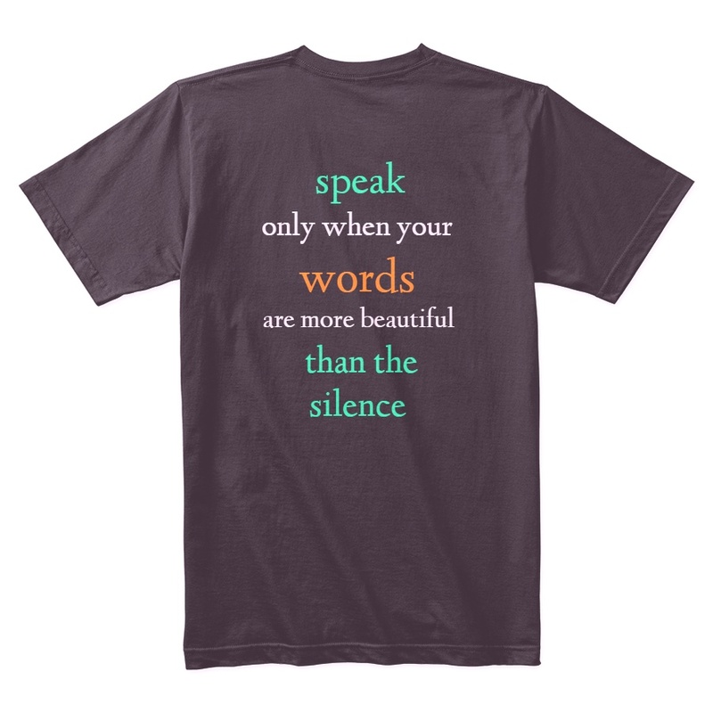 speak only when