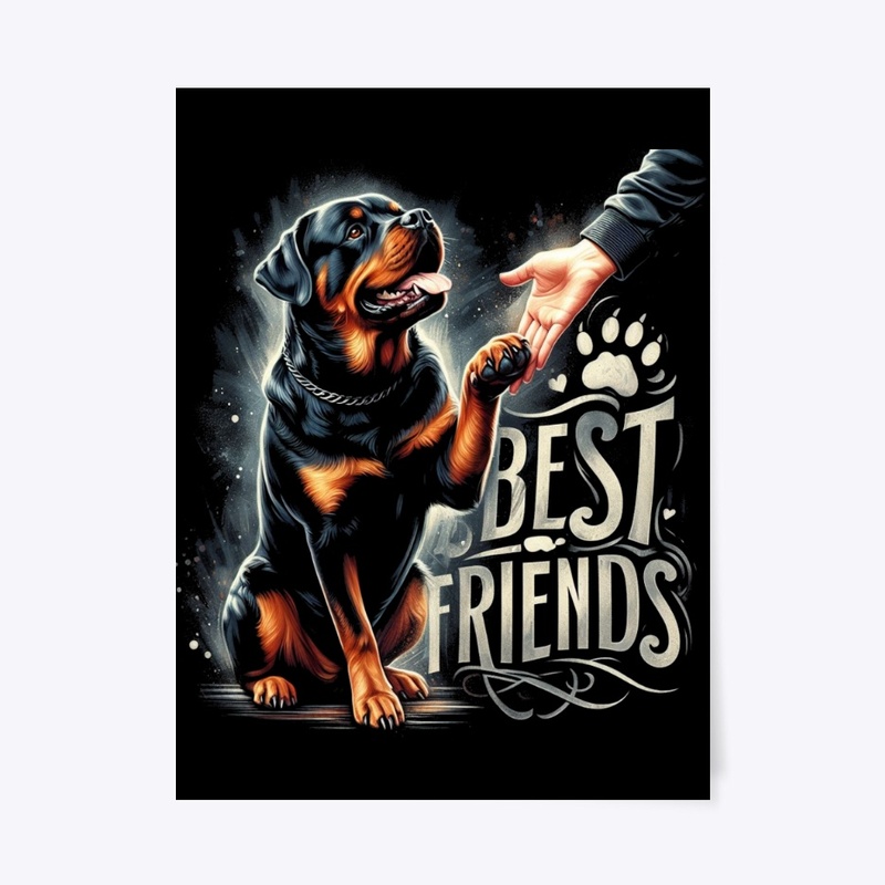 Rottweiler Best Friends 