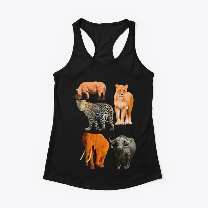 BIG FIVE WILDLIFE SAFARI TSHIRTS