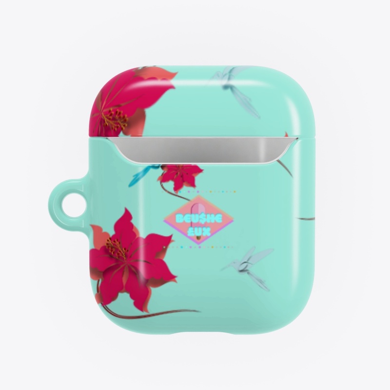 MINT HUMMINGBIRDS N HIBISCUS DREAMS