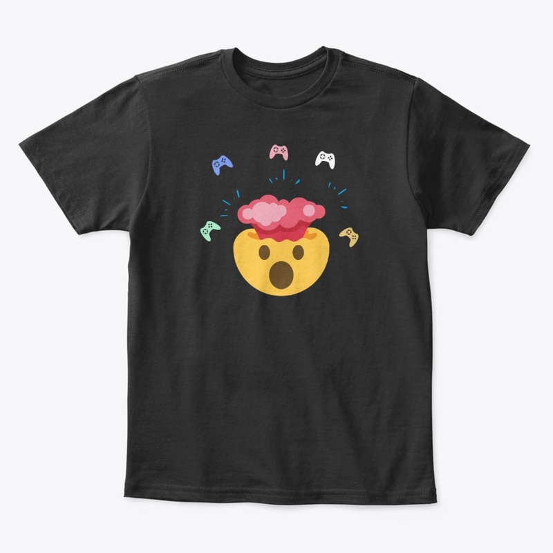 surprised face love video games T-shirt.