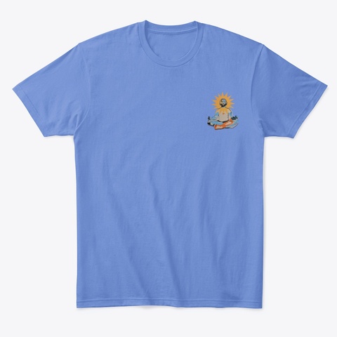 Mystic Comfort Tee  Heathered Royal  áo T-Shirt Front