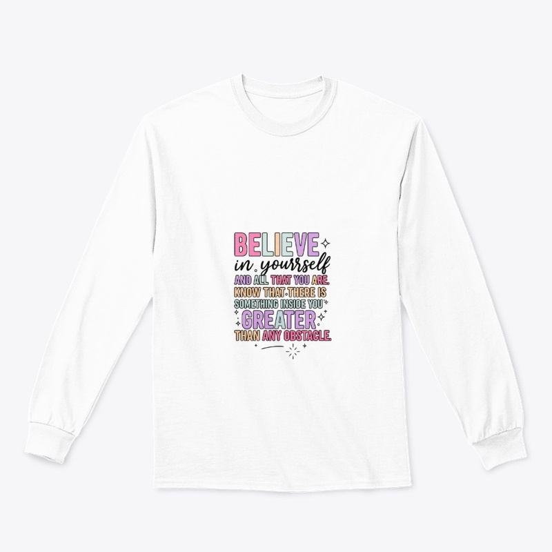 Believe in Yourself Motivational Quote 