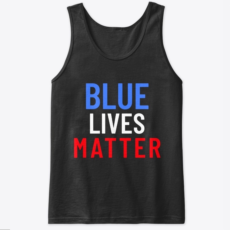Blue Lives Matter Text