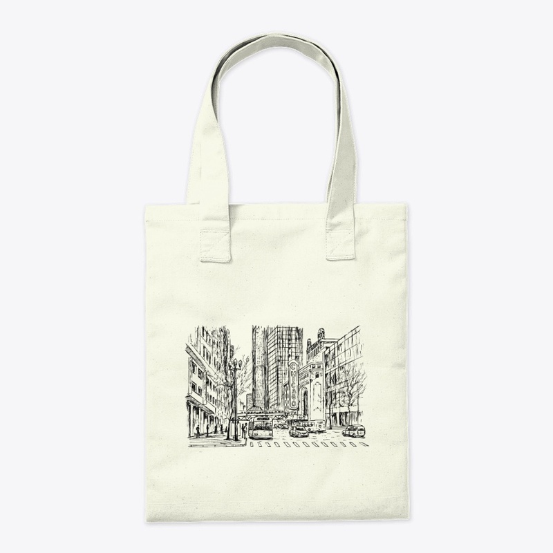 Chicago Streets Tote Bag