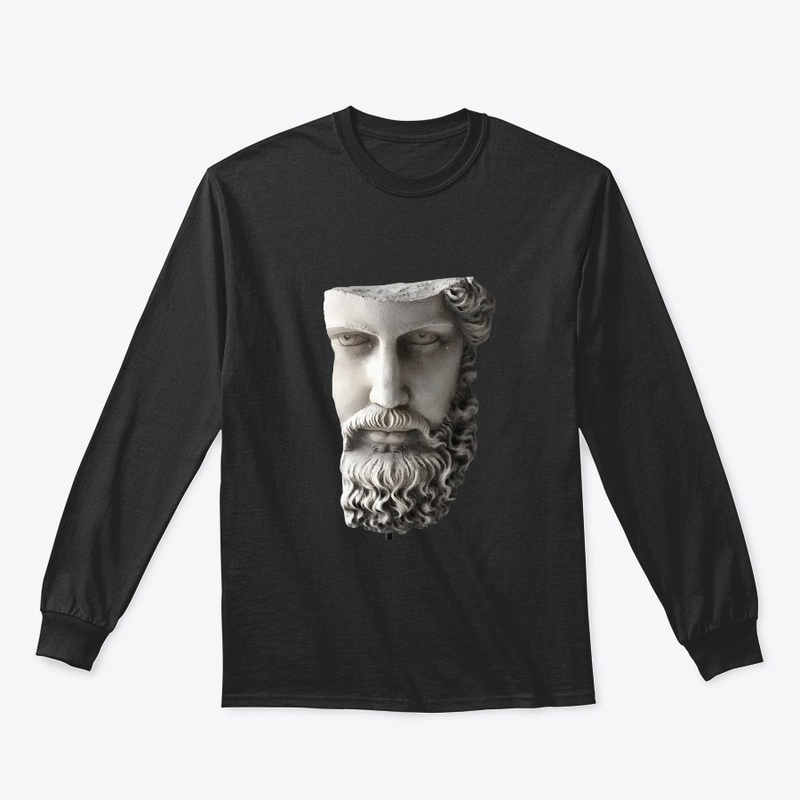 Greek sculpture design printed