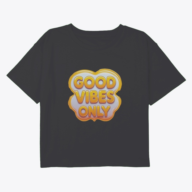 Positive  Pure Cotton Good Vibes Design 