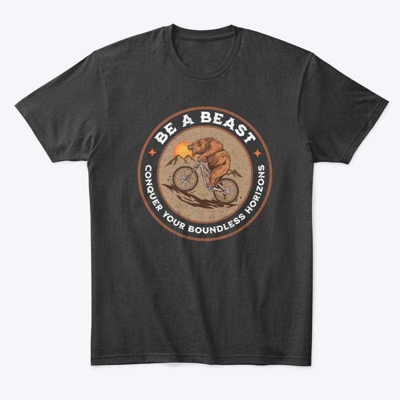Be A Beast Mountain Biking Bear