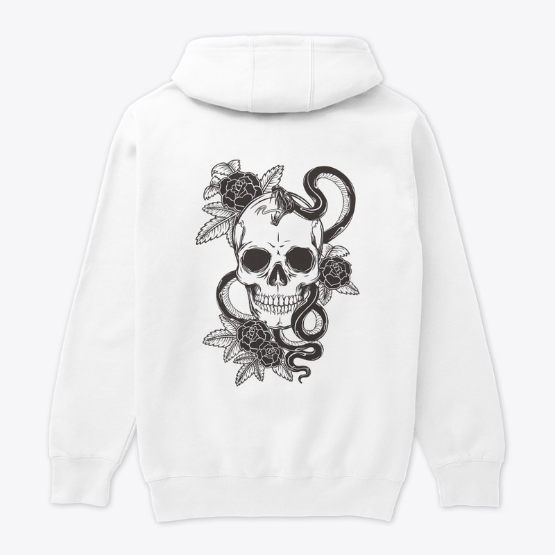 Skeleton with snake