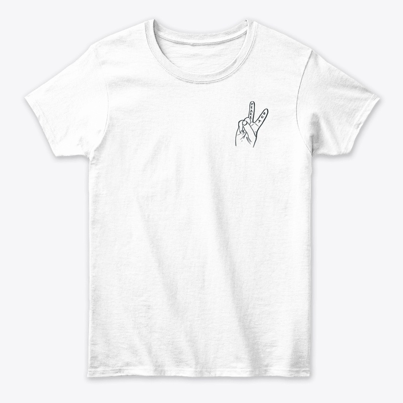 PEACE OUT | BLACK OUTLINE