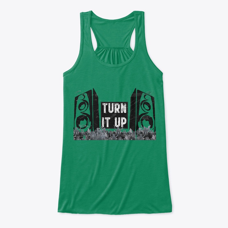 TURN IT UP Speaker and Rock Crowd Design