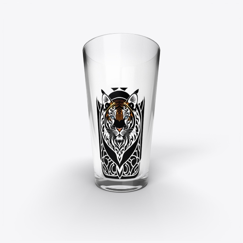 Symmetry, One Tiger head and only facing
