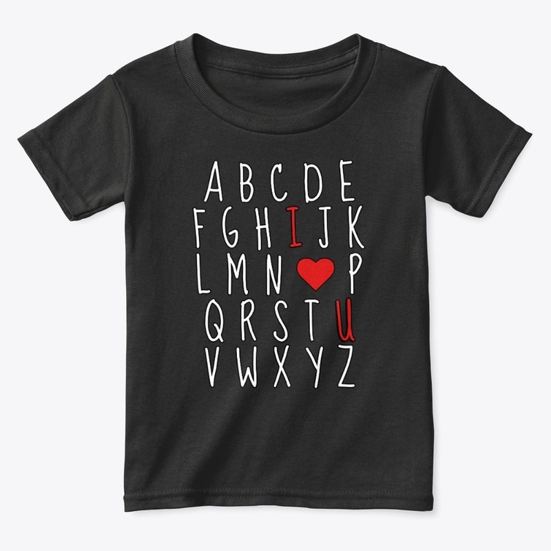 ABCD I love you Valentines Gift