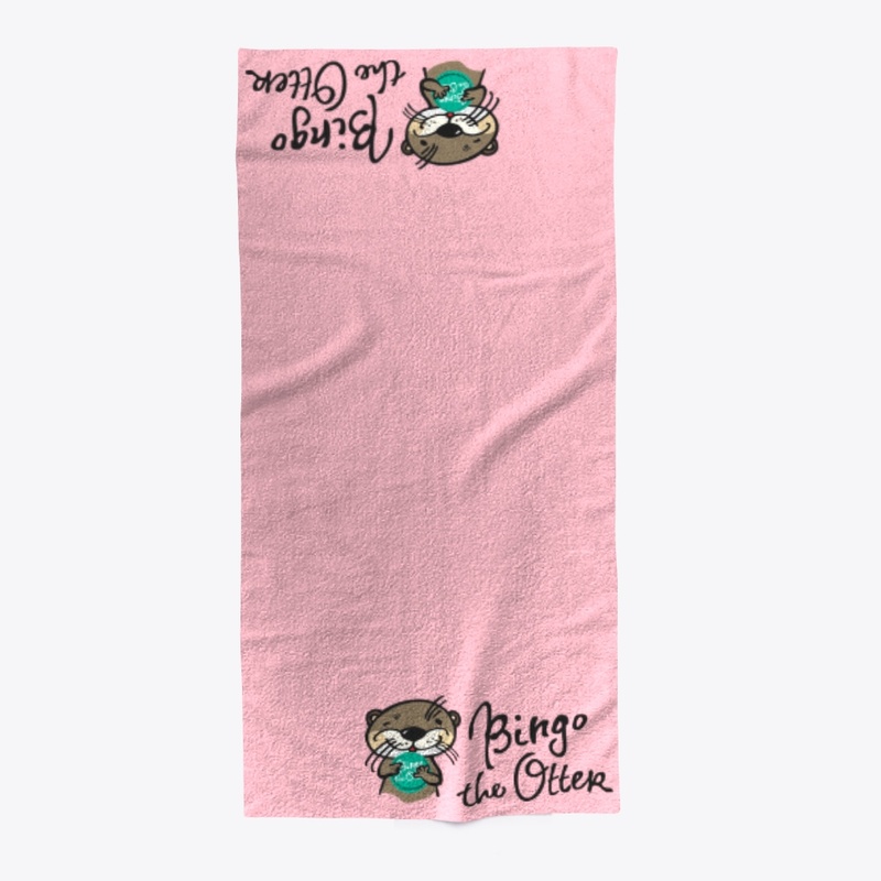 Otter Bingo logo towel