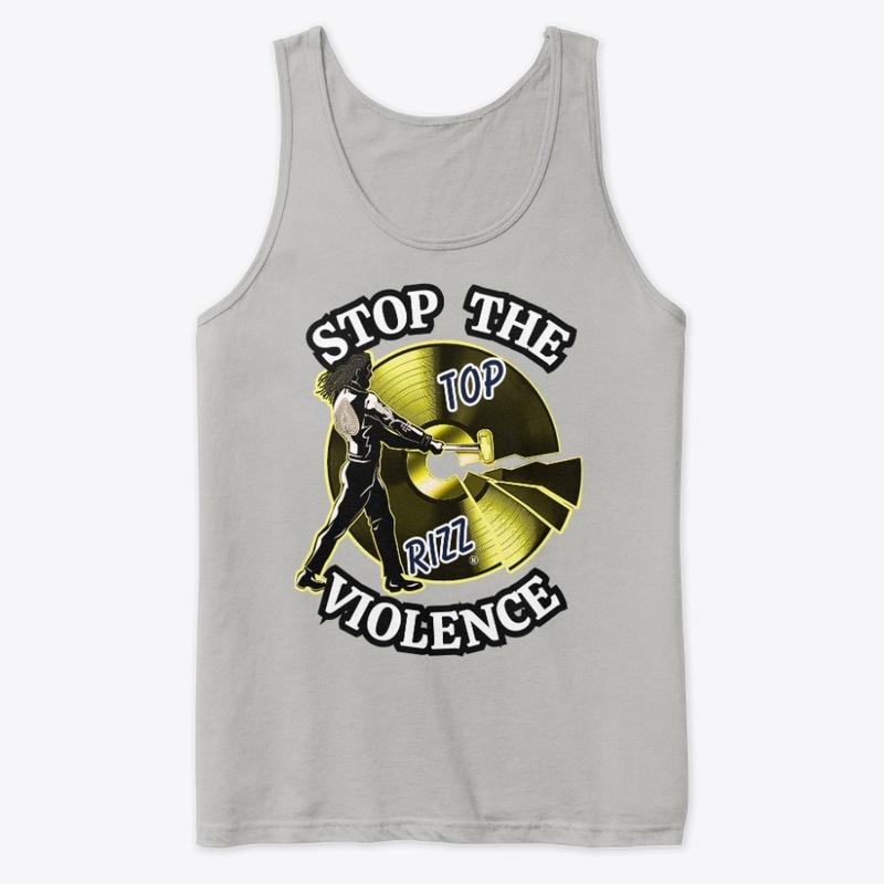 TOP RIZZ LOGO - STOP THE VIOLENCE