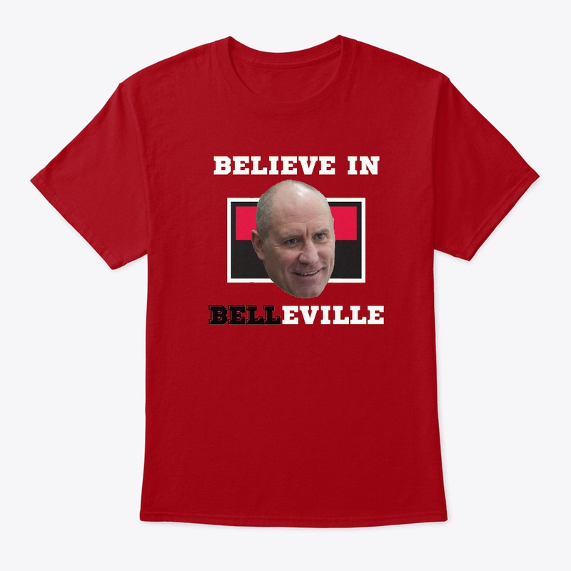 Believe in BELLville red