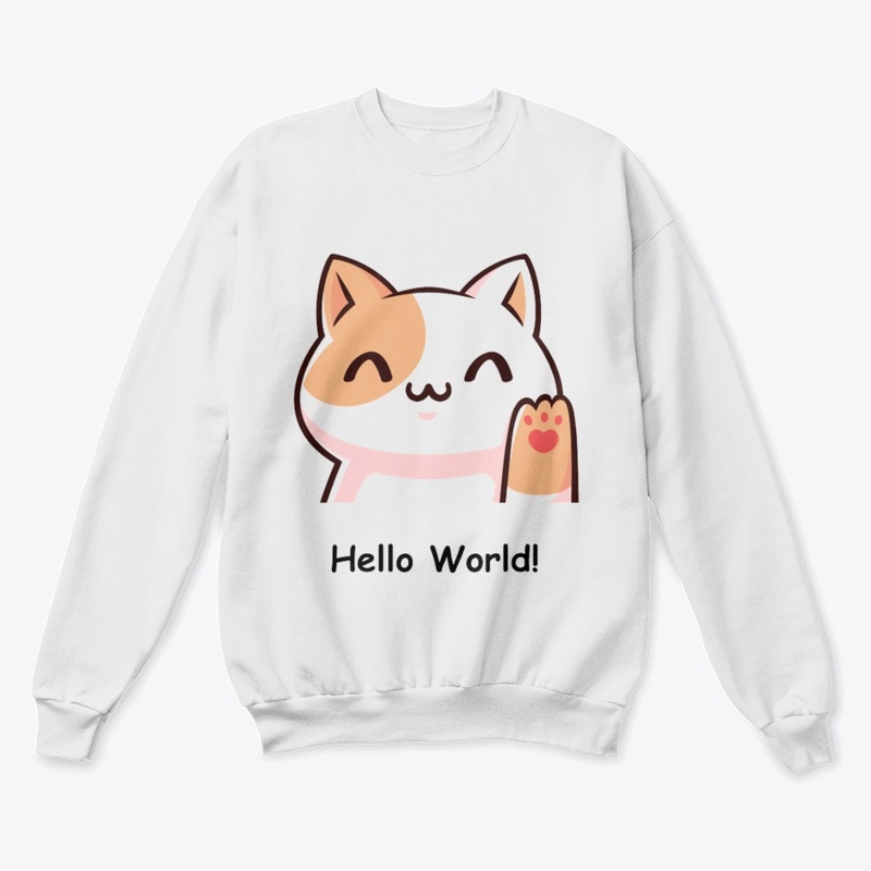 HELLO WORLD- CUTE CAT