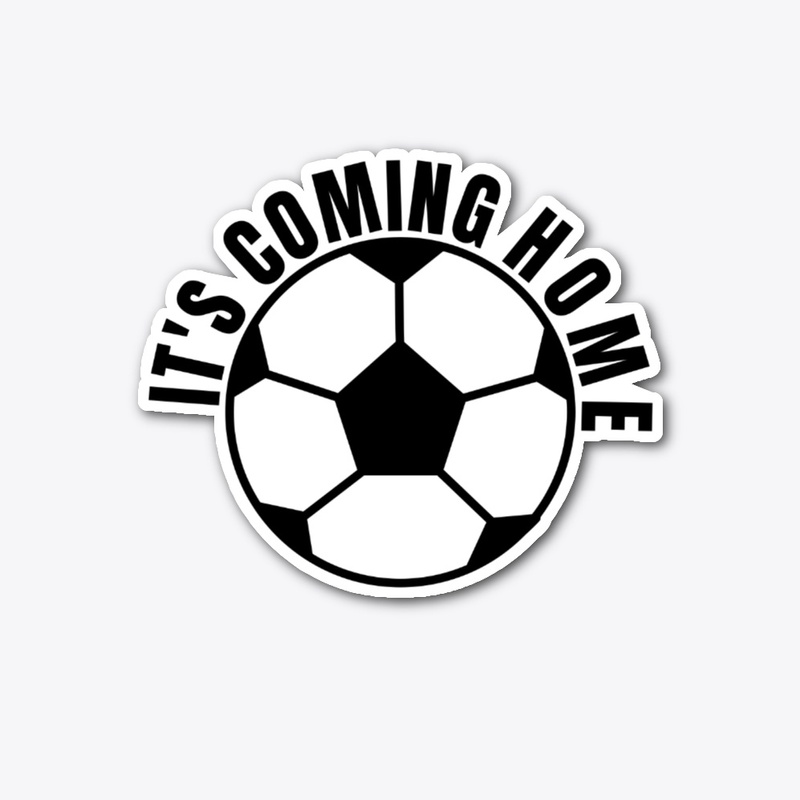 It's Coming Home - Football black