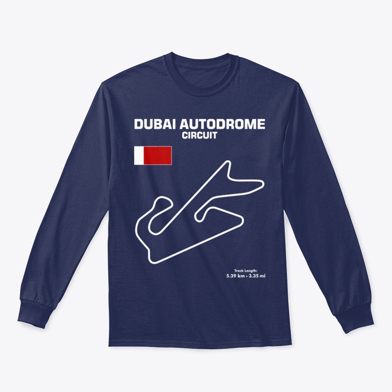 Dubai Race Track Autodrome outline shirt