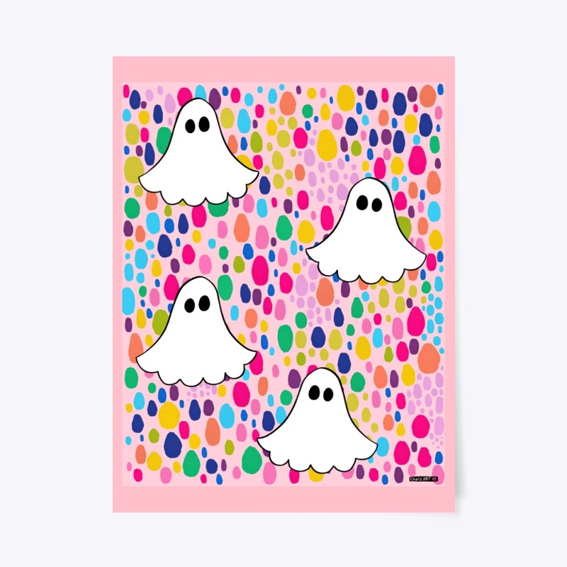 Bubblegum Boo | Poster Print
